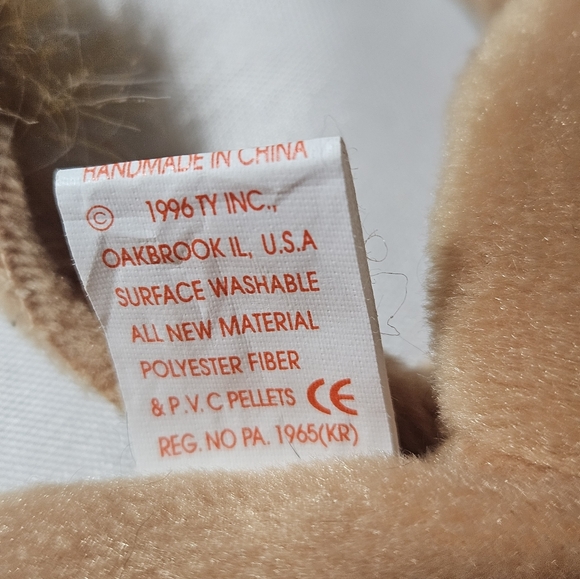 Beanie Babies ROARY 1996 With Errors